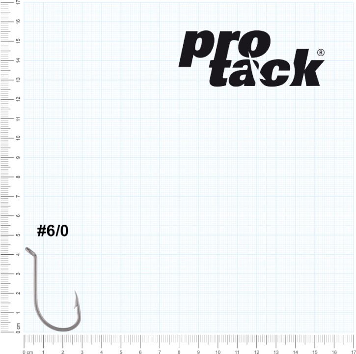 ProTack - Octopus Beak Hook - Edelstahl - Größe 6/0 - Meereshaken, Naturköderhaken zum Meeresangeln in Norwegen und Island – Leng, Dorsch, Heilbutt