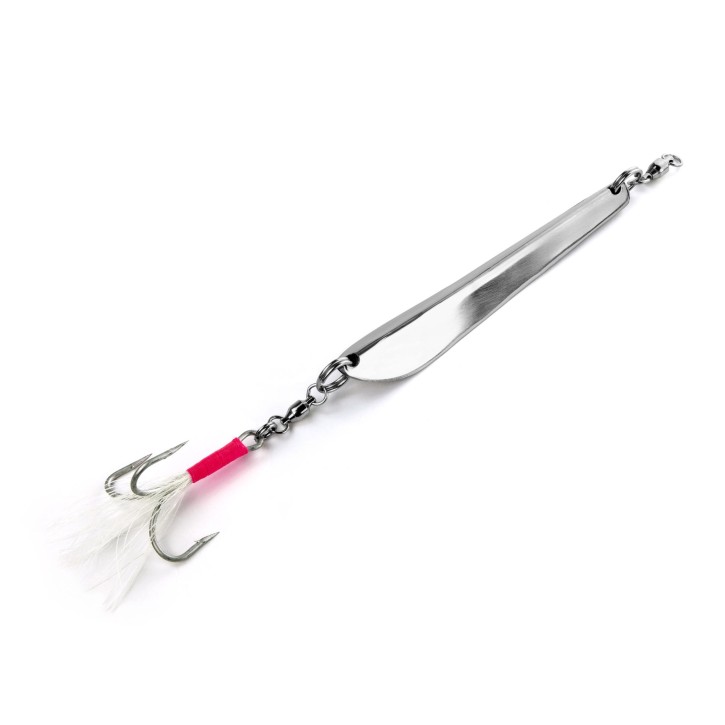 ProTack - Evo Bergmann Pilker - Edelstahl - 150 Gramm | Ideal für Dorsch und Heilbutt in Norwegen - Svenskepilk, Bananen Pilker, Dreikant Pilker