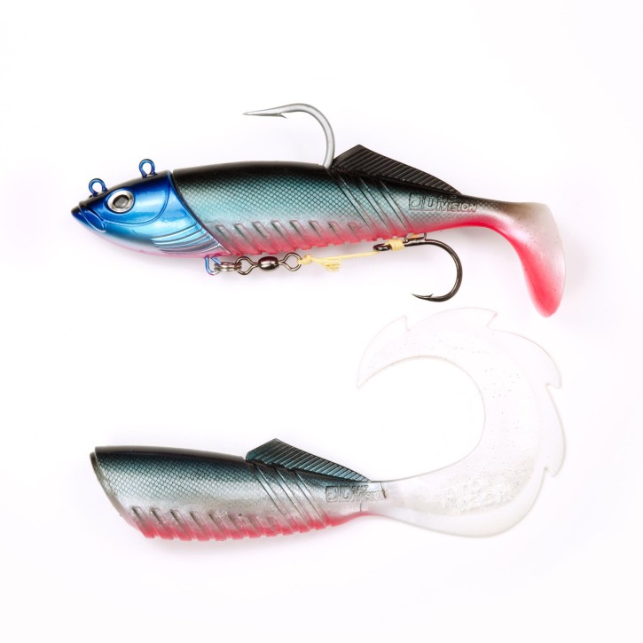 ProTack - Salty Slayer Shad - Fleißiges Lieschen - 360 Gramm inkl. Wechselkörper | Meeresköder zum Heilbutt und Dorsch angeln in Norwegen und Island