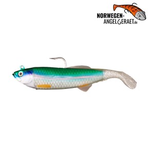 Arctic Herring Shad - Real Herring - 300g inkl. Ersatzkörper | Gummifisch, Meeresköder für Dorsch, Köhler und Heilbutt - norwegen-angelgeraet.de