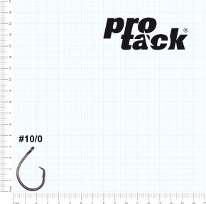 ProTack - Berserker Circle Hook - Edelstahl - Größe 10/0 - Zum Heilbutt und Dorsch angeln in Norwegen und Island - Waller, Thunfisch, Meereshaken