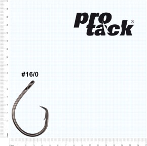 ProTack - Berserker Circle Hook - Edelstahl - Größe 16/0 - Zum Heilbutt und Dorsch angeln in Norwegen und Island - Waller, Thunfisch, Meereshaken