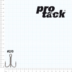 ProTack - Berserker - Treble Hook 6 X Strong - Größe 5/0 - High Carbon | Salzwasser, Hochsee, Waller, Stinger Drillinge, Meereshaken für Island, Norwegen