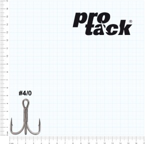 ProTack - Berserker - Treble Hook 6 X Strong - Größe 4/0 - High Carbon | Salzwasser, Hochsee, Waller, Stinger Drillinge, Meereshaken für Island, Norwegen