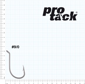 ProTack - Octopus Beak Hook - Edelstahl - Größe 9/0 - Meereshaken, Naturköderhaken zum Meeresangeln in Norwegen und Island – Leng, Dorsch, Heilbutt