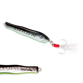 Fast & Deep Pilker - Makrele-Schwarz-Grün-Glow - 300 Gramm - Ideal für Dorsch, Köhler, Pollack und Heilbutt in Norwegen - von norwegen-angelgeraet.de