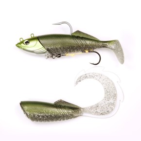 ProTack - Salty Slayer Shad - Real Herring - 360 Gramm inkl. Wechselkörper | Meeresköder zum Heilbutt und Dorsch angeln in Norwegen und Island