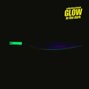 ProTack - Giddy Slayer Pilker - Pink Silber - Glow Belly - 300 Gramm | Meeresköder für das Angeln auf Heilbutt, Dorsch & Köhler in Norwegen & Island