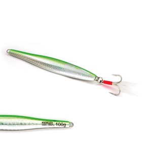 Tobynator Pilker - Grün-Holo-Glow - 100 Gramm - Ideal für Dorsch, Köhler, Pollack und Heilbutt in Norwegen - von norwegen-angelgeraet.de
